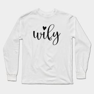 Wify - Wife Long Sleeve T-Shirt